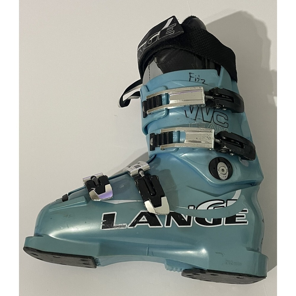 Lange WC Team Ski Boots Sz 24 Crazy Blue 292 mm